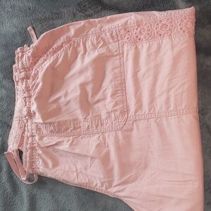 Lane Bryant Pink Kaki Crop Pant  Gently Used